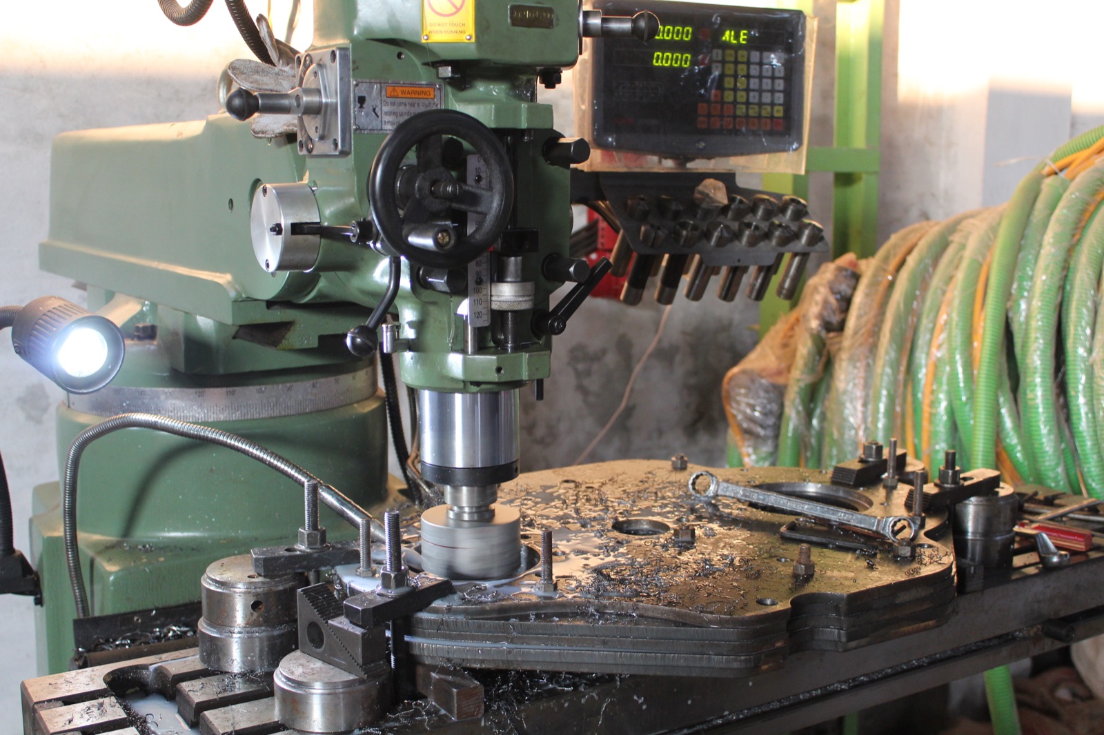 AGRIGATTE laser land leveler in manufacturing facility