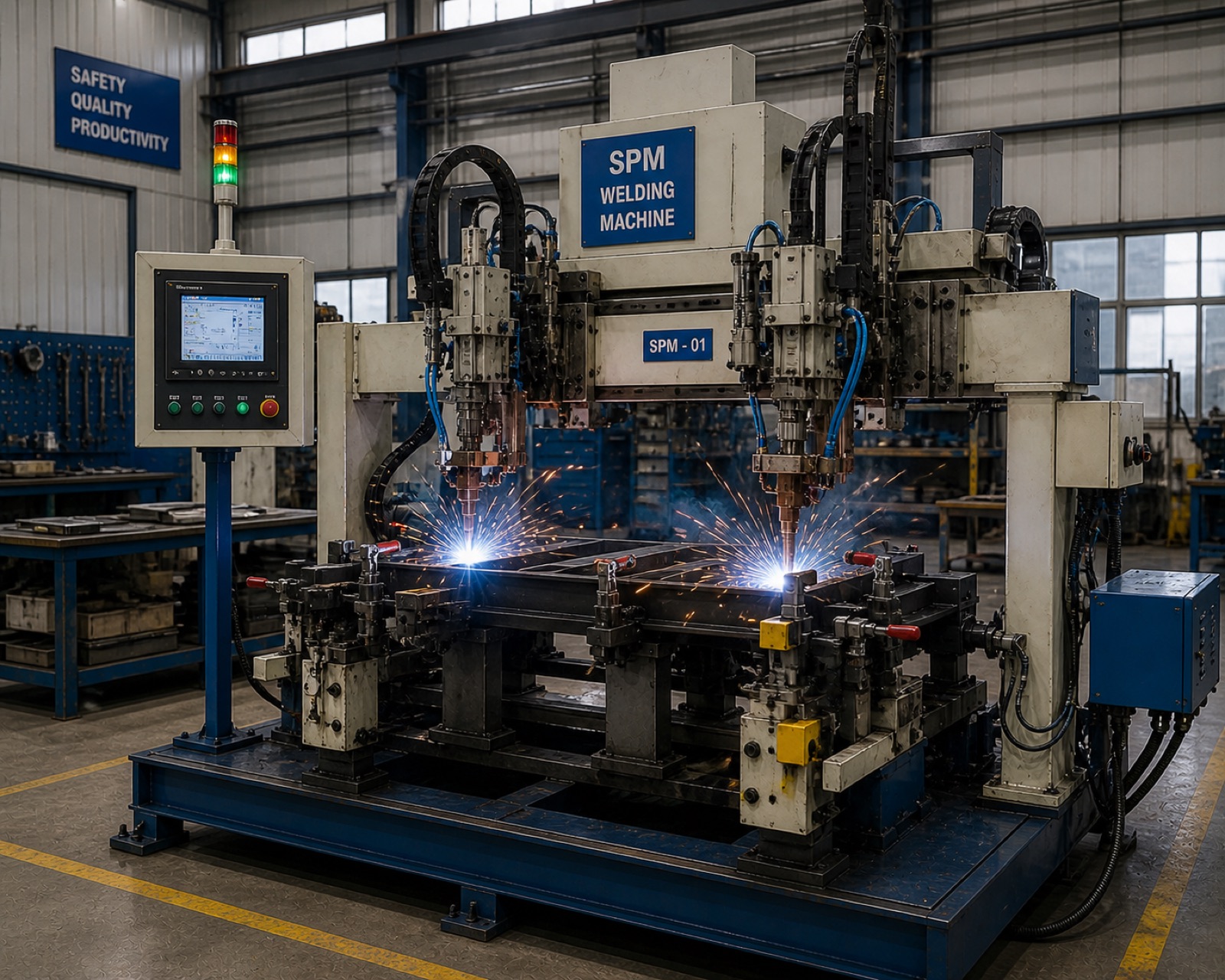 SPM welding centre at AGRIGATTE factory