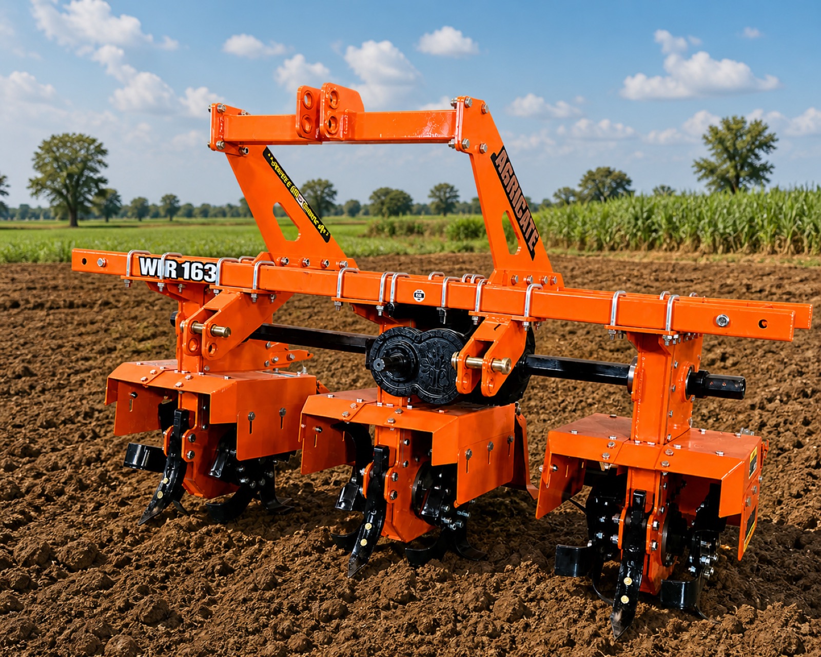 AGRIGATTE inter-row weeder front view