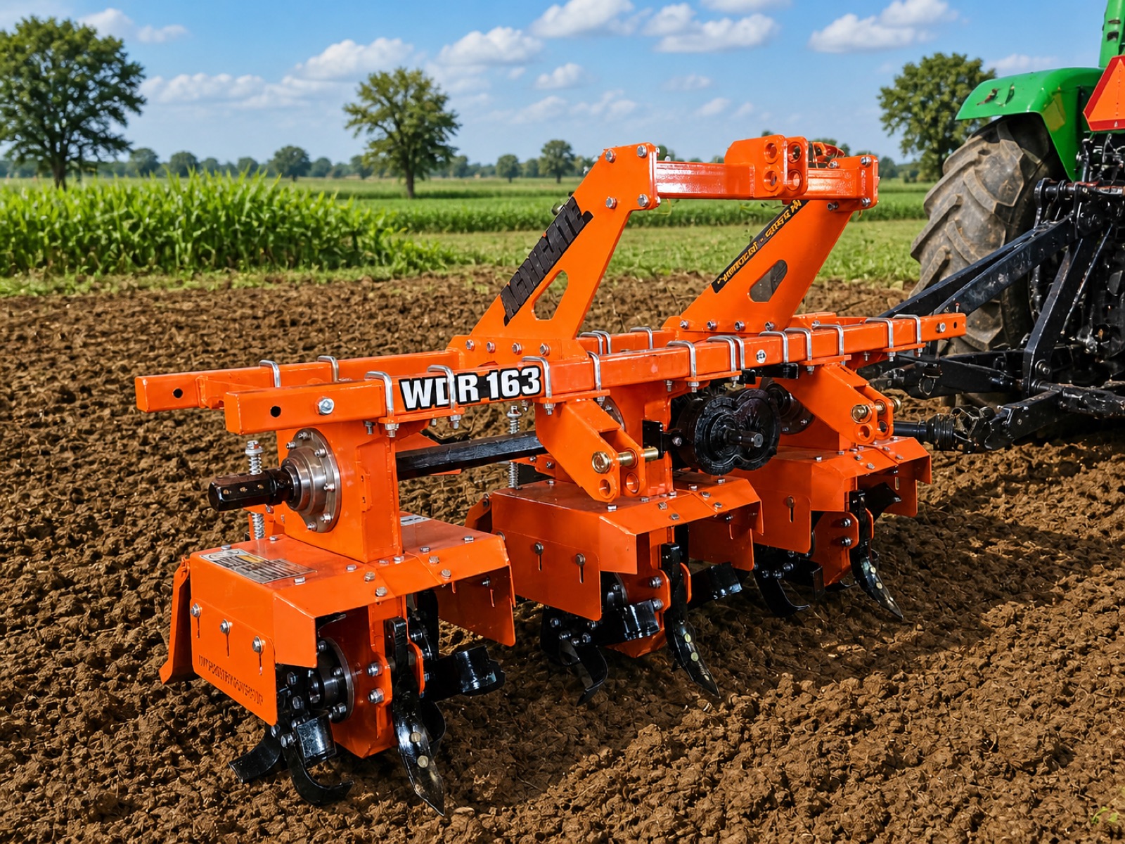 AGRIGATTE inter-row weeder rear view